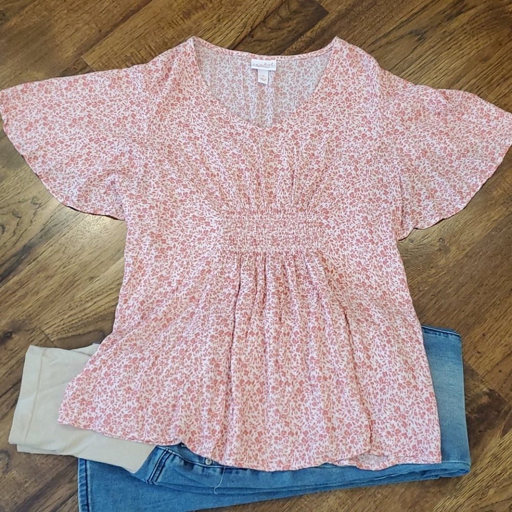 Womens Isabel floral maternity top size S